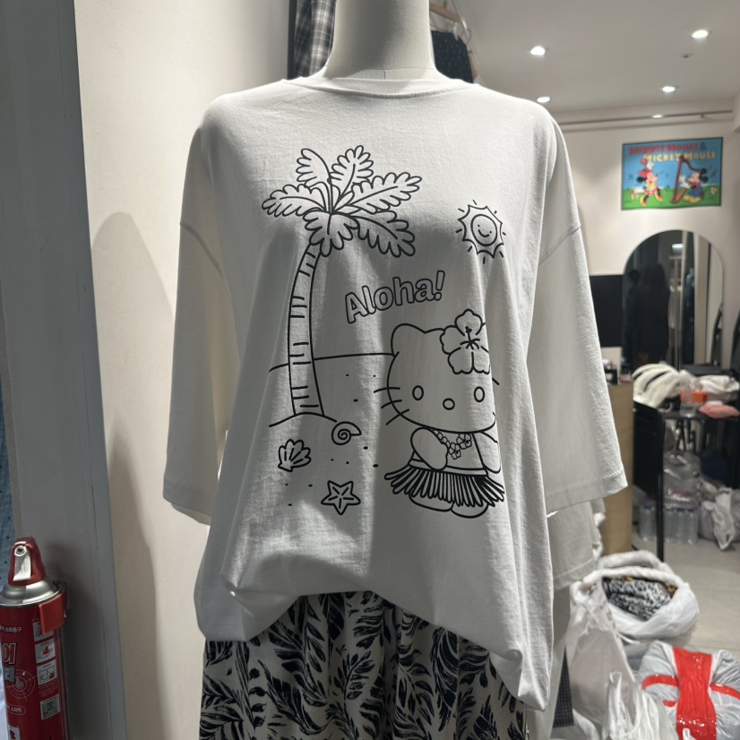 J.BALLOON韓國直郵㊣女士新品人氣休閑熱賣時尚職業推薦T恤J.BALLOONT恤
