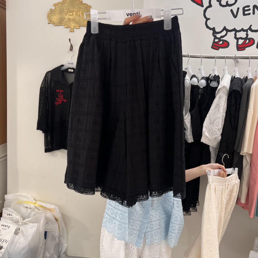VENTI東大門㊣代購女士新款人氣熱賣推薦職業休閑休閑褲蕾絲VENTI休閑褲圖色2
