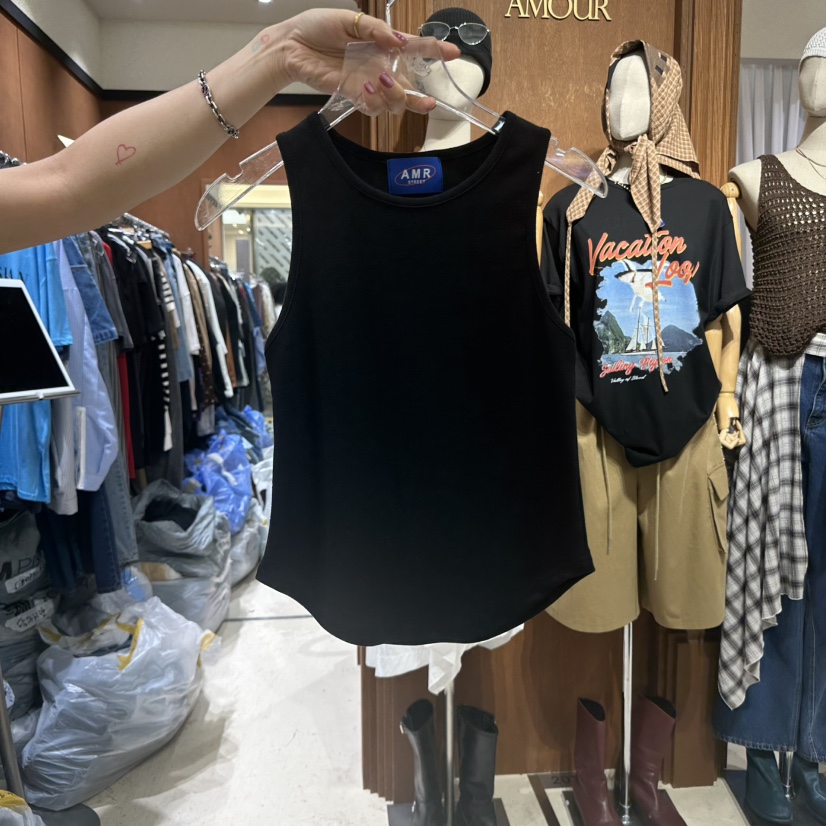AMOUR東大門㊣代購女士新款25春夏真品休閑職業推薦吊帶背心AMOUR吊帶/背心圖色3