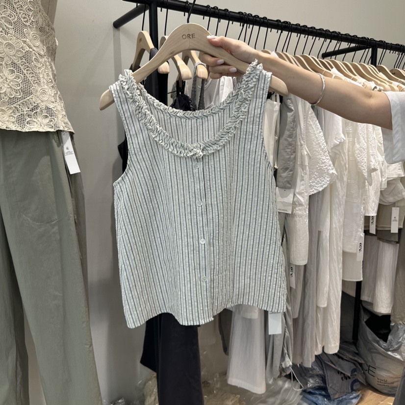 ORE-P東大門㊣實拍女士新品熱賣25春夏推薦職業人氣吊帶背心ORE吊帶/背心