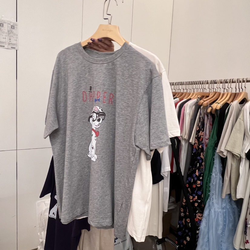 DOHWAJI韓國直郵㊣女裝新品人氣25春夏職業休閑熱賣時尚T恤DOHWAJIT恤圖色2