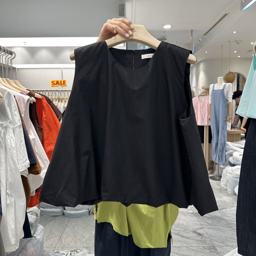 REVE-L東大門㊣實拍女裝新品職業休閑25春夏時尚熱賣吊帶背心REVE-L吊帶/背心圖色3