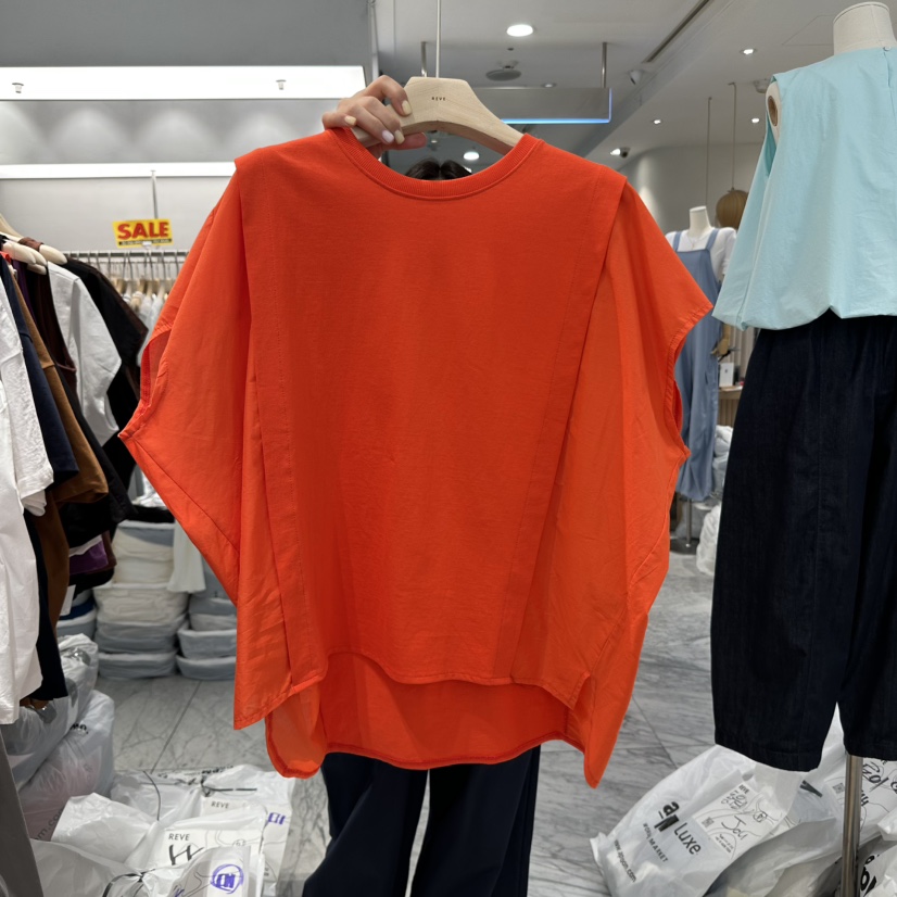 REVE-L東大門㊣直郵女士新款真品25春夏時尚人氣職業推薦T恤REVE-LT恤圖色3