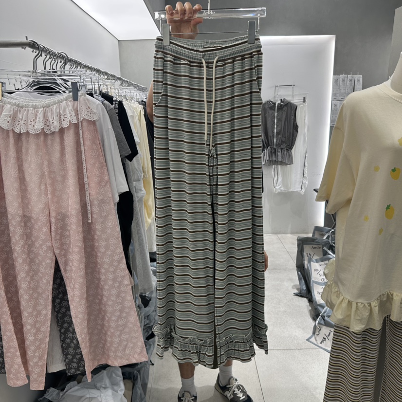 ANDE東大門㊣實拍女士新品人氣推薦時尚真品職業25春夏休閑褲ANDE休閑褲圖色3