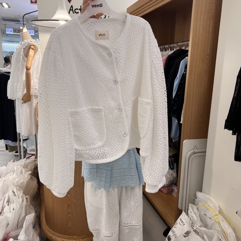 VENTI東大門㊣實拍女士新款職業人氣休閑熱賣推薦夾克羊毛開衫VENTI夾克圖色3