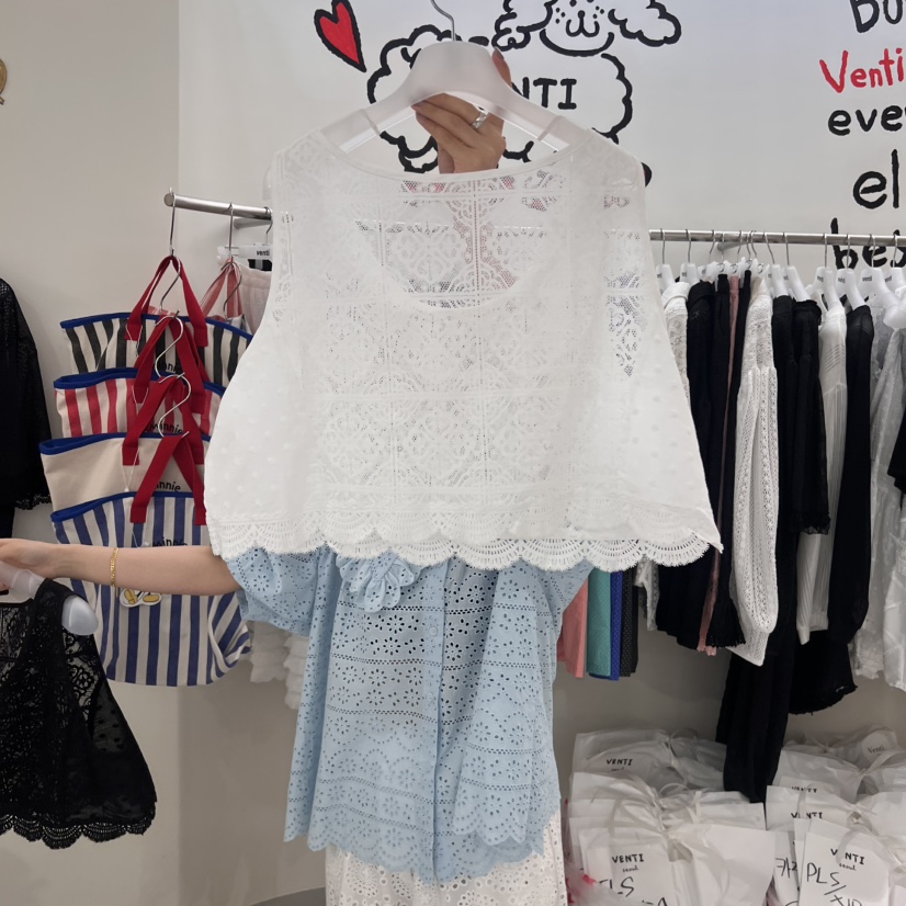 VENTI東大門㊣直郵女士新款真品25春夏休閑推薦職業吊帶背心VENTI吊帶/背心