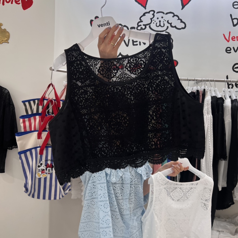 VENTI東大門㊣直郵女士新款真品25春夏休閑推薦職業吊帶背心VENTI吊帶/背心圖色2