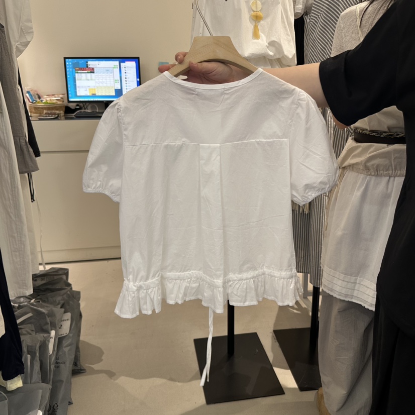 MENTOR韓國代購㊣女裝新款職業真品人氣25春夏時尚襯衫蕾絲衫MENTOR襯衫/蕾絲衫