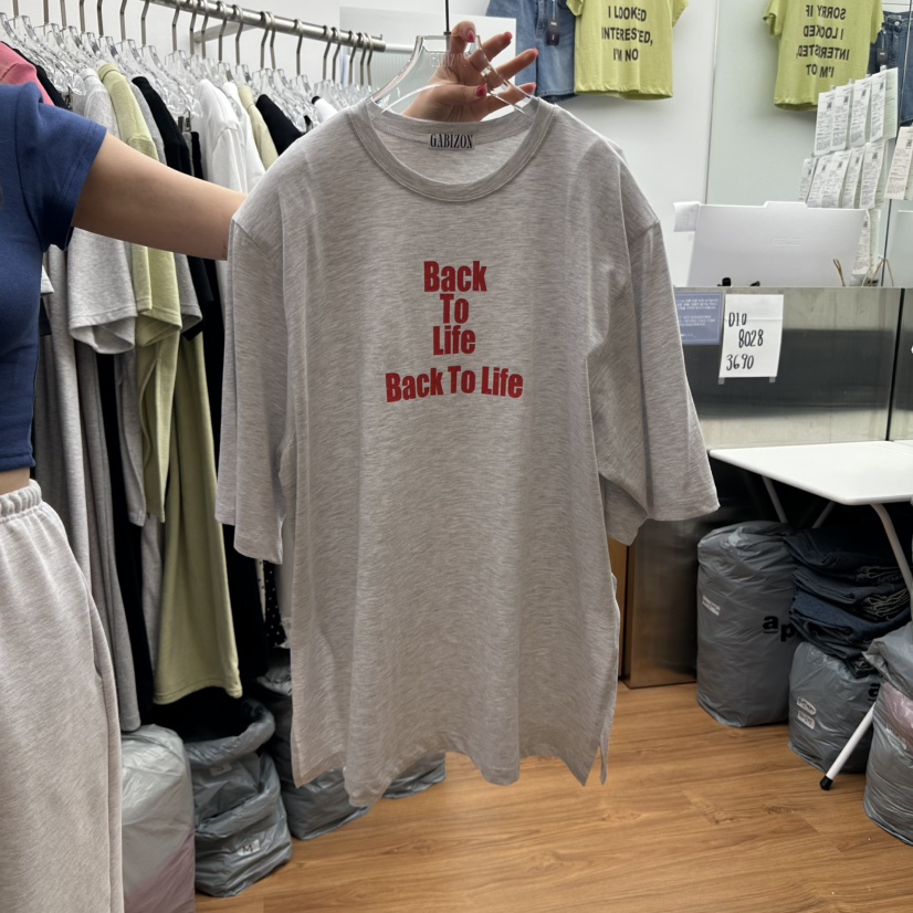 GABIZON東大門㊣實拍女裝新款時尚休閑推薦熱賣25春夏職業T恤GABIZONT恤圖色3