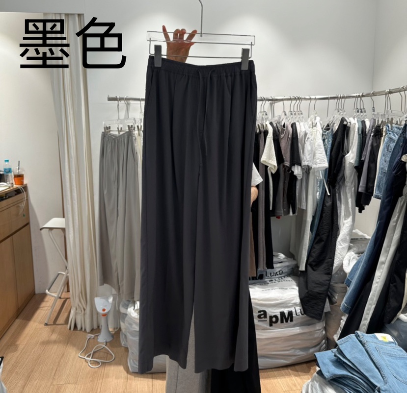 STORIES東大門㊣直郵女裝新品時尚真品推薦熱賣25春夏休閑褲STORIES休閑褲圖色2
