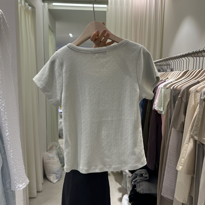 LIL韓國直郵㊣女士新品時尚人氣25春夏熱賣職業推薦休閑T恤LILT恤