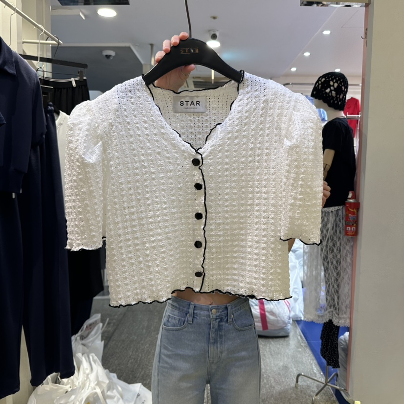 STAR-L東大門㊣直郵女士新款職業熱賣人氣休閑襯衫蕾絲衫兔子STAR-L襯衫/蕾絲衫