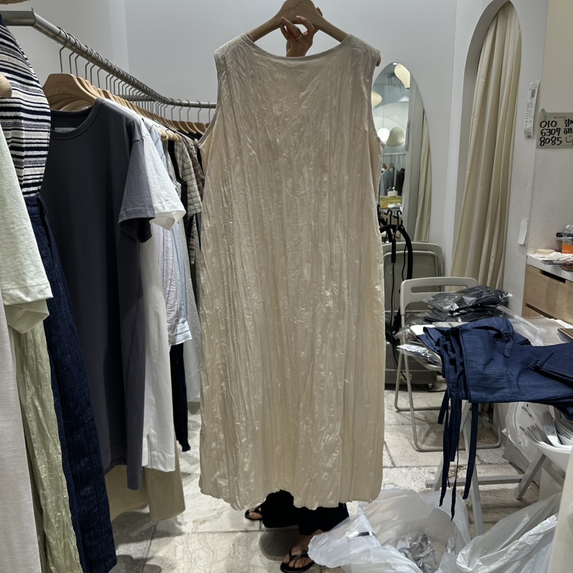 MAJDAN韓國代購㊣女裝新款職業人氣真品25春夏休閑推薦連衣裙MAJDAN連衣裙