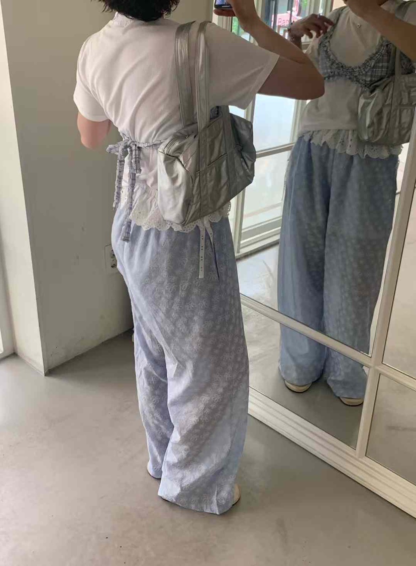 ANDE東大門㊣實拍女裝新品推薦人氣職業熱賣25春夏休閑休閑褲ANDE休閑褲