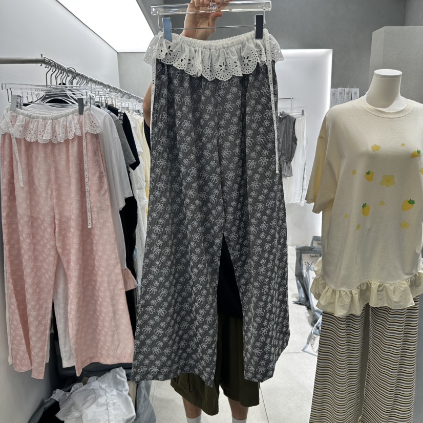 ANDE東大門㊣實拍女裝新品推薦人氣職業熱賣25春夏休閑休閑褲ANDE休閑褲圖色4