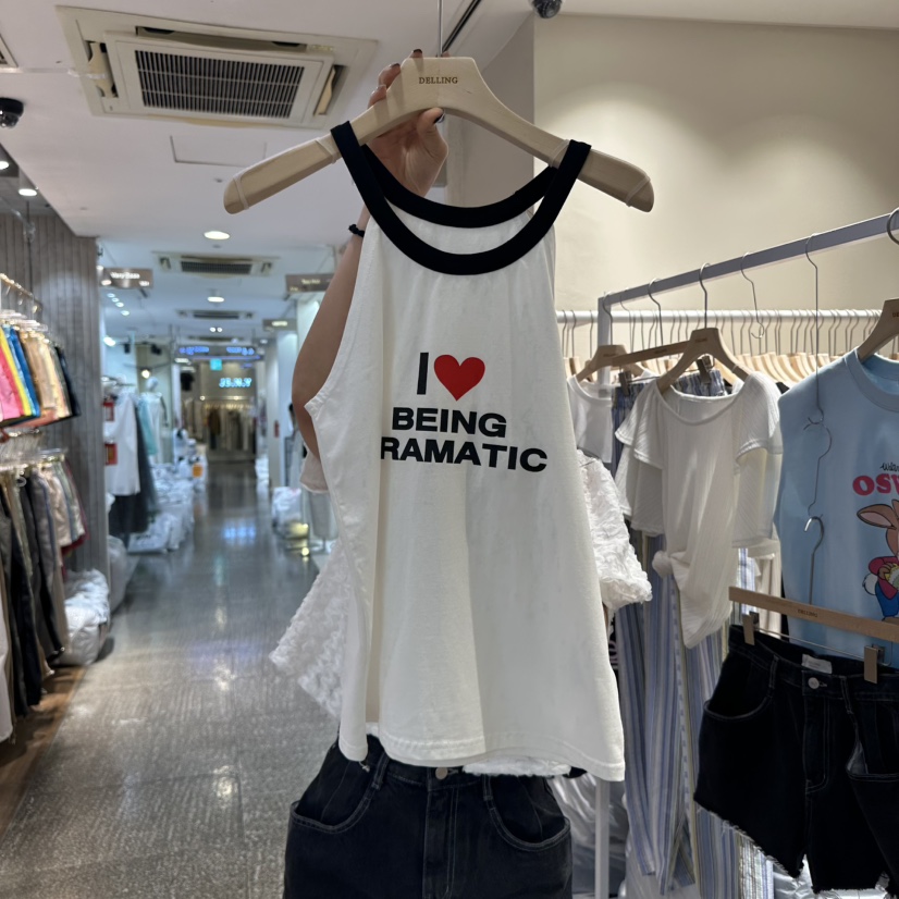 DELLING東大門㊣直郵女裝新品推薦熱賣真品25春夏職業吊帶背心DELLING吊帶/背心圖色2