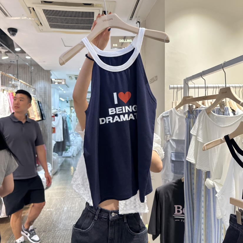DELLING東大門㊣直郵女裝新品推薦熱賣真品25春夏職業吊帶背心DELLING吊帶/背心圖色3
