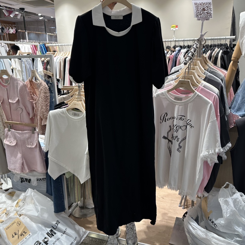 DELLING韓國代購㊣女士新品真品推薦職業熱賣時尚25春夏連衣裙DELLING連衣裙圖色3