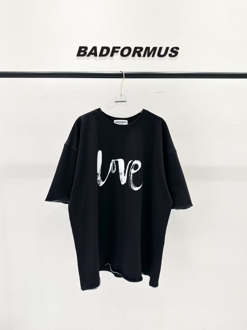 BADFORMUS東大門㊣實拍女裝新款推薦熱賣真品休閑時尚25春夏T恤BADFORMUST恤圖色1