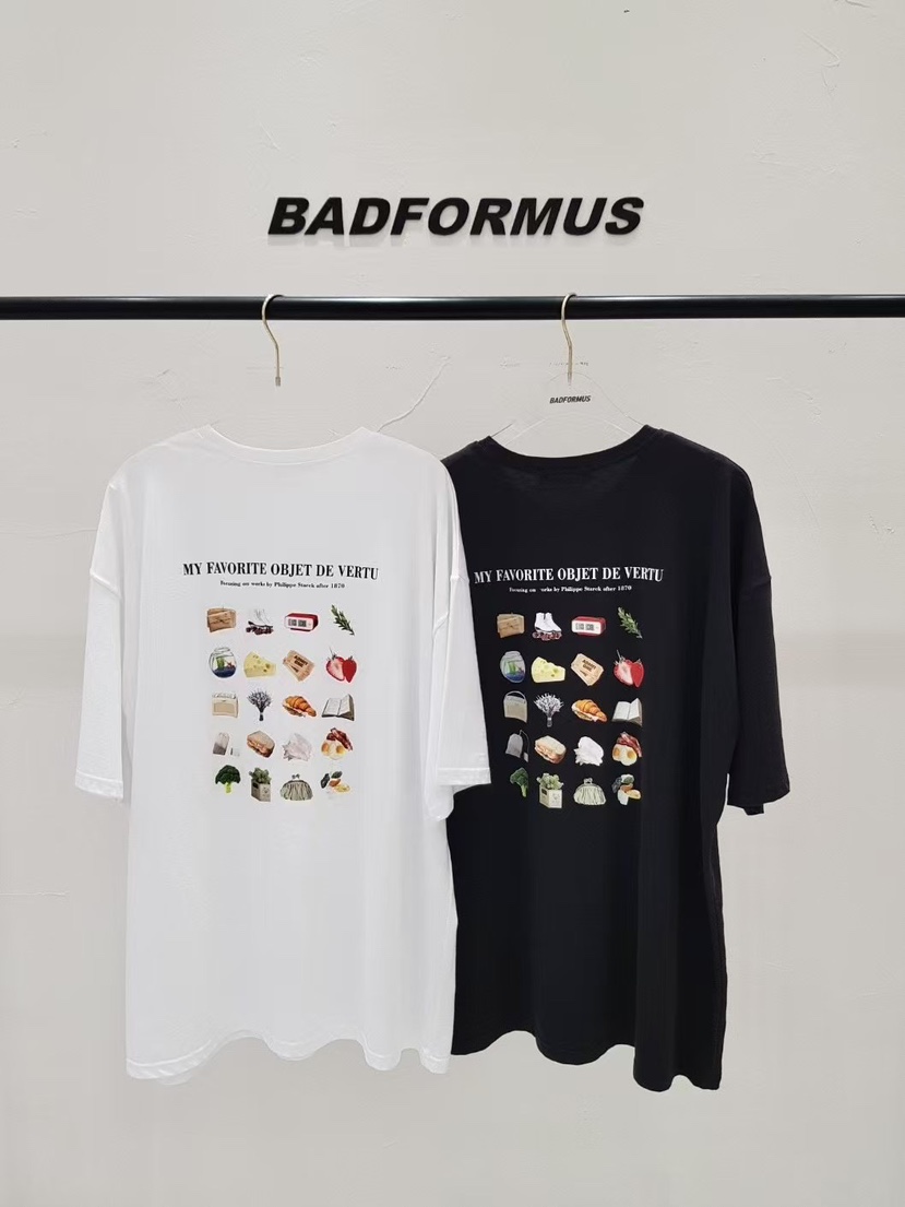 BADFORMUS韓國直郵㊣女士新品時尚25春夏人氣推薦真品休閑T恤BADFORMUST恤