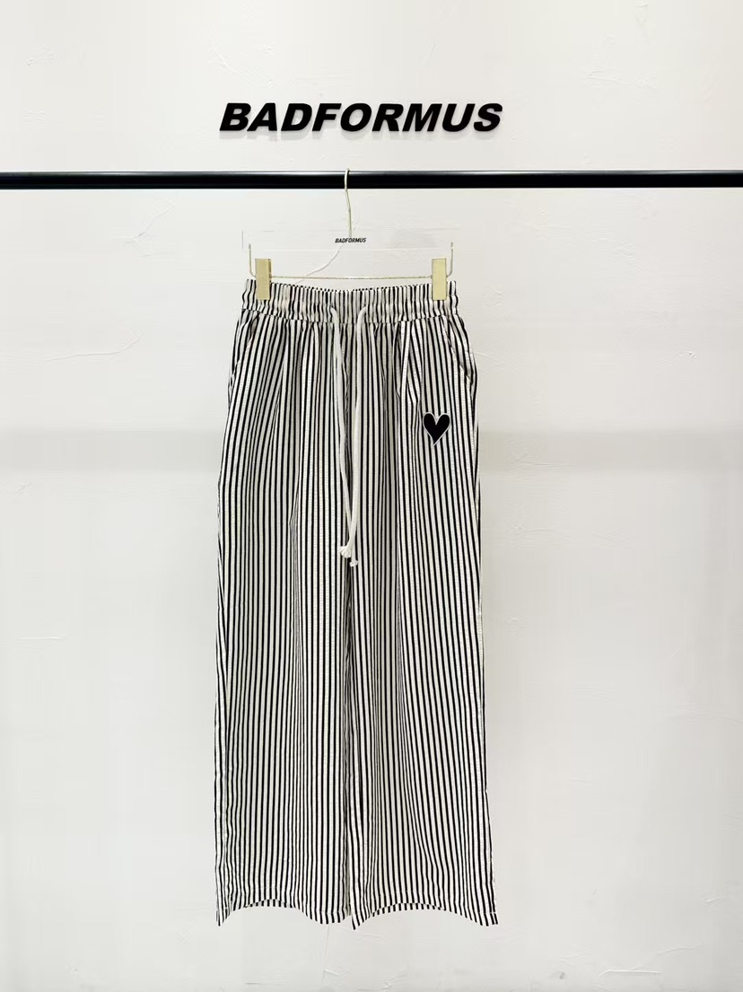 BADFORMUS韓國代購㊣女裝新品25春夏真品人氣時尚職業休閑褲BADFORMUS休閑褲圖色2