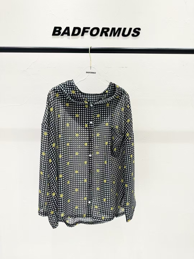 BADFORMUS東大門㊣直郵女士新品真品人氣時尚休閑襯衫蕾絲衫BADFORMUS襯衫/蕾絲衫圖色2