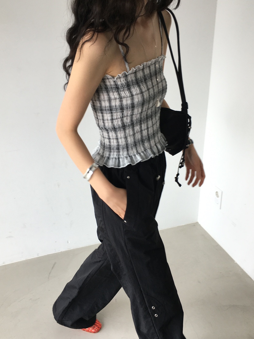 MONDAYMORING東大門㊣代購女士新款25春夏推薦真品吊帶背心MONDAYMORING吊帶/背心