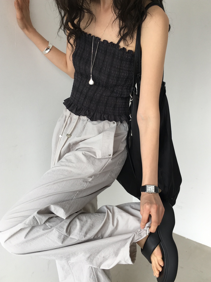 MONDAYMORING東大門㊣代購女士新款25春夏推薦真品吊帶背心MONDAYMORING吊帶/背心