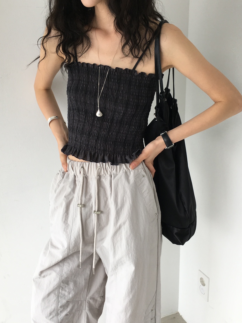 MONDAYMORING東大門㊣代購女士新款25春夏推薦真品吊帶背心MONDAYMORING吊帶/背心