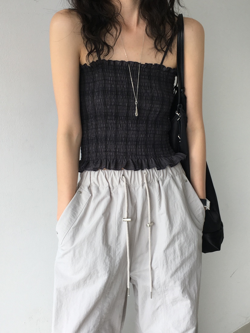 MONDAYMORING東大門㊣代購女士新款25春夏推薦真品吊帶背心MONDAYMORING吊帶/背心
