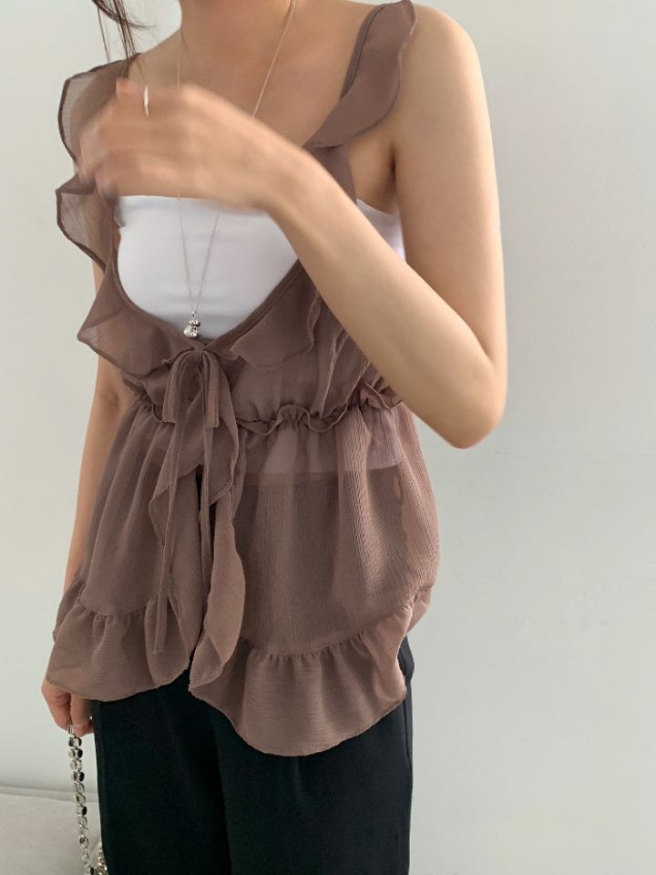 DOIT韓國代購㊣女裝新品休閑時尚推薦熱賣吊帶背心不含內搭DOIT吊帶/背心