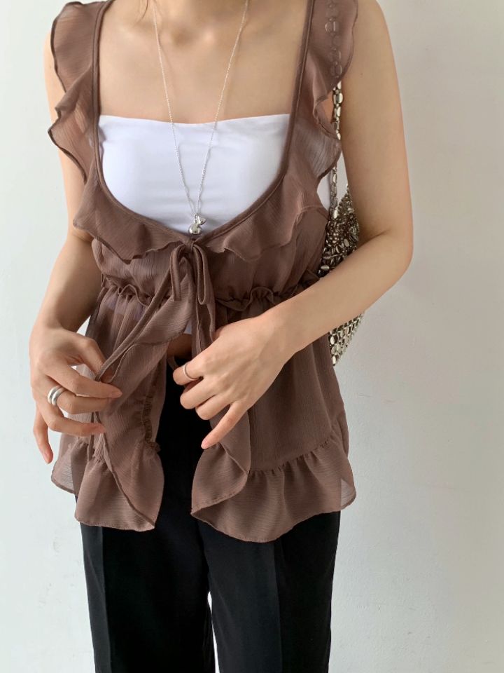 DOIT韓國代購㊣女裝新品休閑時尚推薦熱賣吊帶背心不含內搭DOIT吊帶/背心