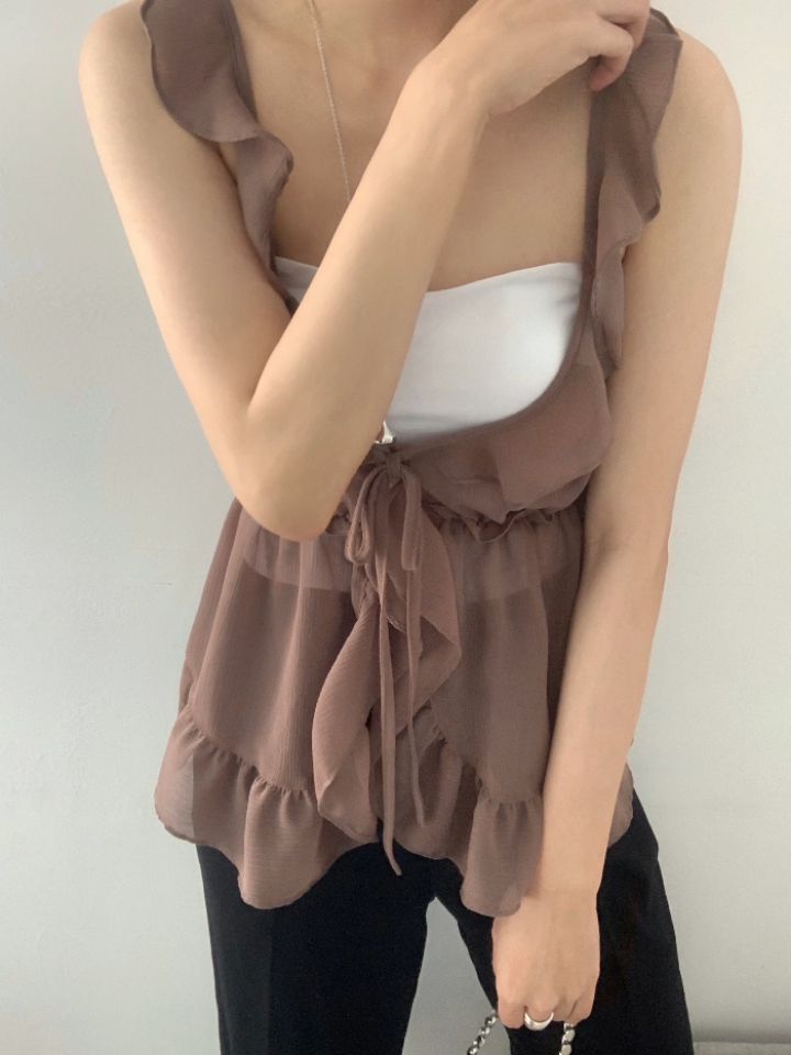 DOIT韓國代購㊣女裝新品休閑時尚推薦熱賣吊帶背心不含內搭DOIT吊帶/背心