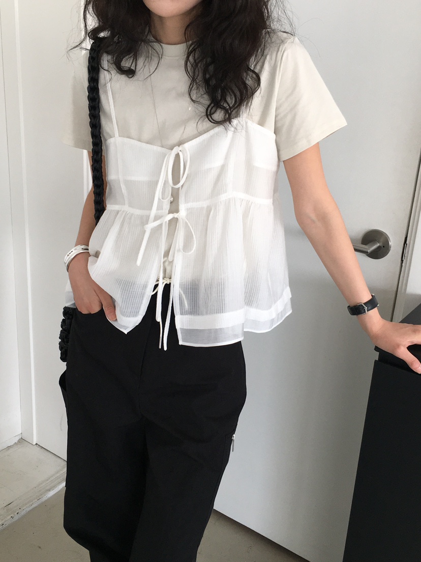 MONDAYMORING東大門㊣實拍女裝新品時尚25春夏熱賣吊帶背心MONDAYMORING吊帶/背心