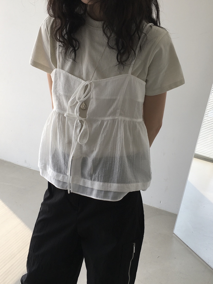 MONDAYMORING東大門㊣實拍女裝新品時尚25春夏熱賣吊帶背心MONDAYMORING吊帶/背心