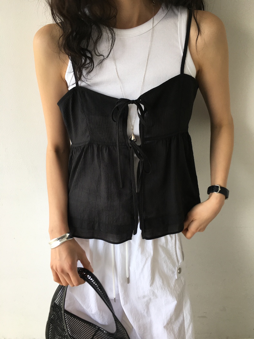 MONDAYMORING東大門㊣實拍女裝新品時尚25春夏熱賣吊帶背心MONDAYMORING吊帶/背心