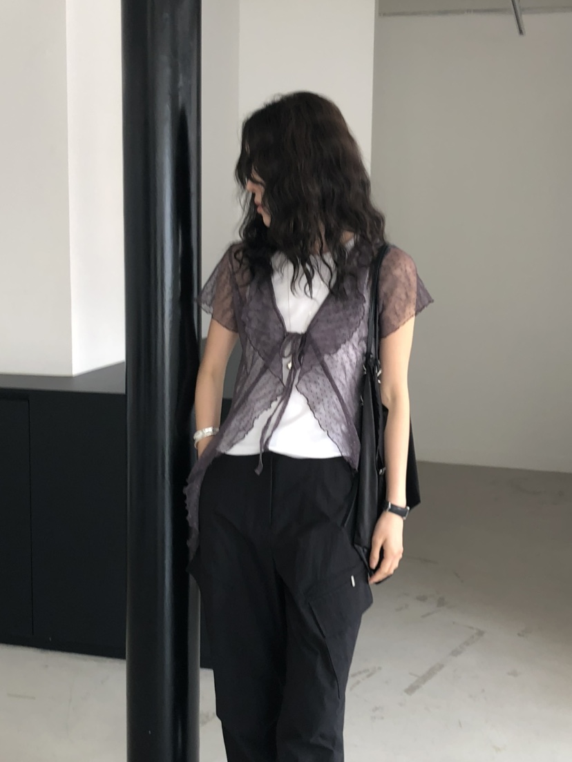 MONDAYMORING韓國代購㊣女裝新品熱賣時尚真品襯衫蕾絲衫開衫MONDAYMORING襯衫/蕾絲衫