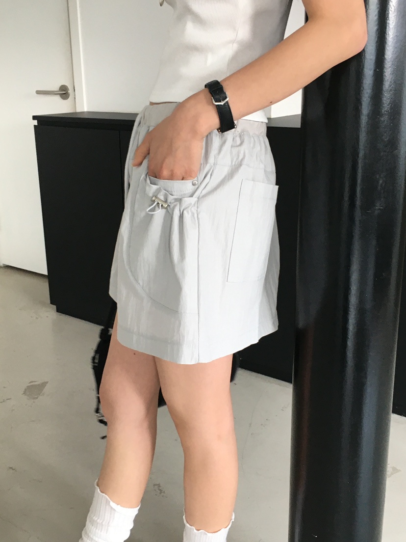 MONDAYMORING東大門㊣直郵女士新品人氣時尚25春夏短裙羅紋MONDAYMORING短裙