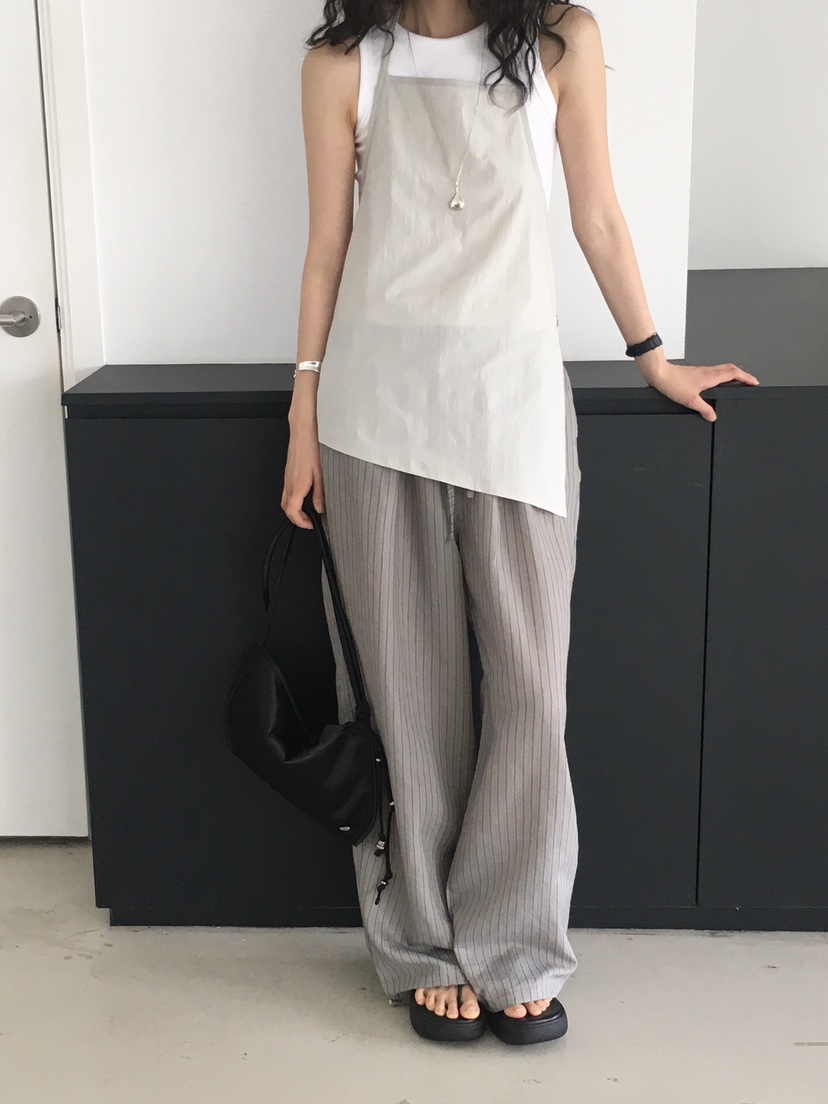 MONDAYMORING東大門㊣直郵女裝新款熱賣時尚推薦休閑褲條紋MONDAYMORING休閑褲