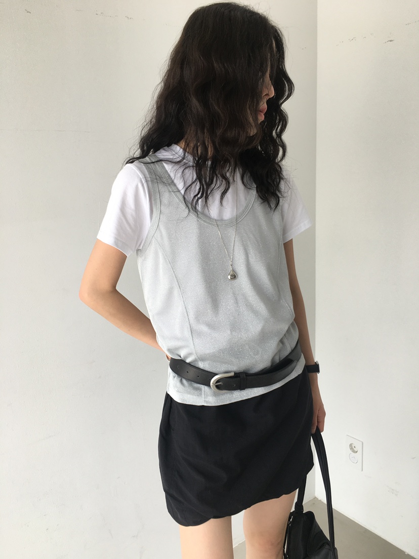 MONDAYMORING韓國直郵㊣女裝新款時尚休閑推薦職業吊帶背心MONDAYMORING吊帶/背心