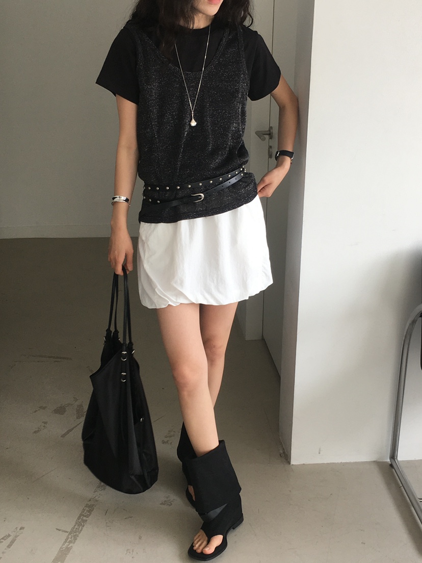 MONDAYMORING韓國直郵㊣女裝新款時尚休閑推薦職業吊帶背心MONDAYMORING吊帶/背心