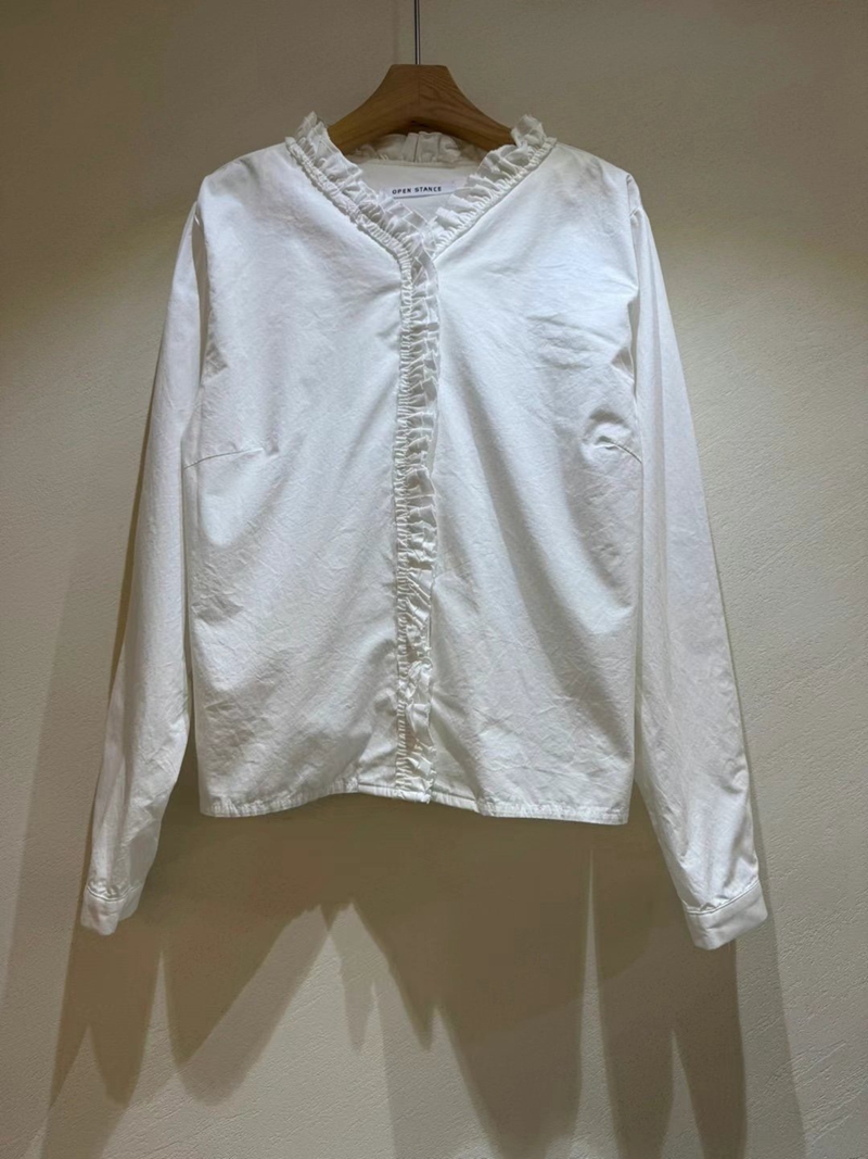 OPENSTANCE東大門㊣代購女裝新品休閑25春夏真品襯衫蕾絲衫OPENSTANCE襯衫/蕾絲衫