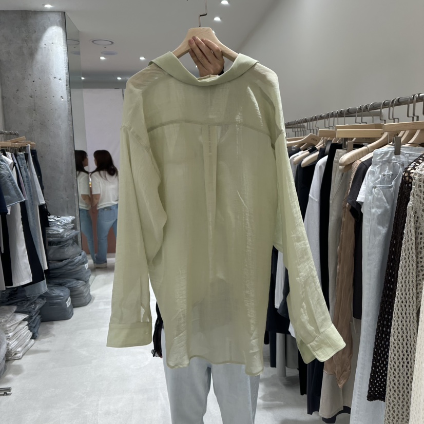 PITA東大門㊣代購女士新品時尚推薦人氣職業襯衫蕾絲衫亞麻THE VERLIN/piTa襯衫/蕾絲衫