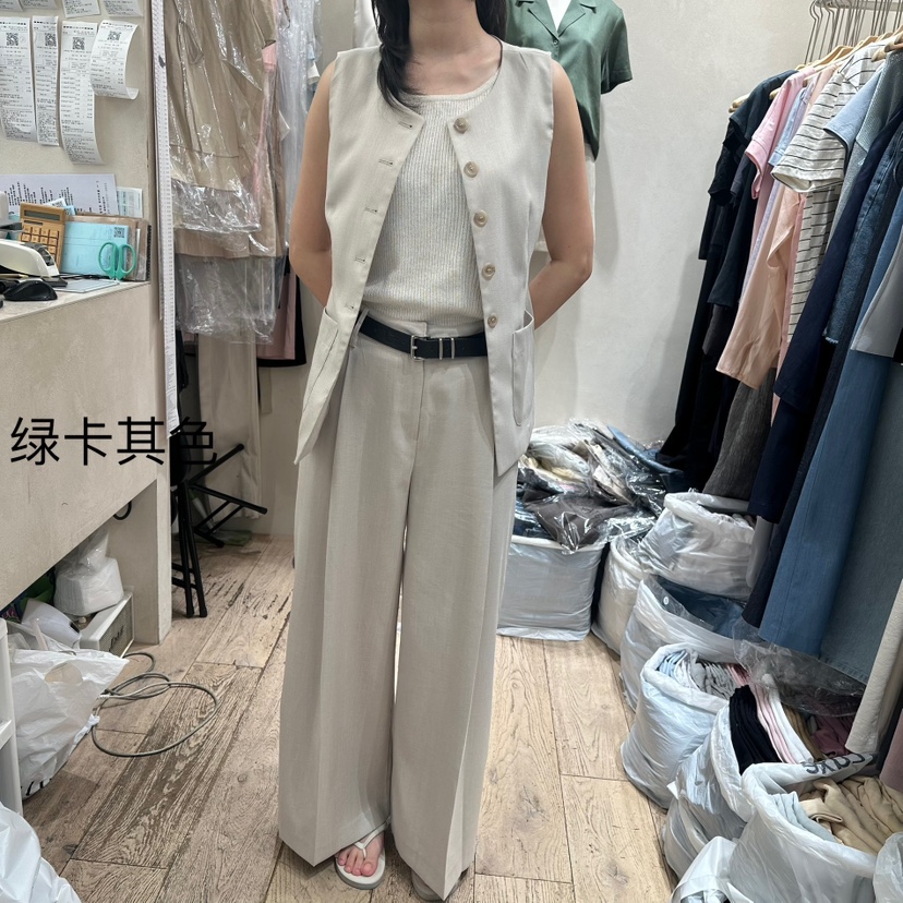 2ND GATE韓國代購㊣女裝新款真品時尚25春夏推薦套裝不含腰帶2ND GATE套裝