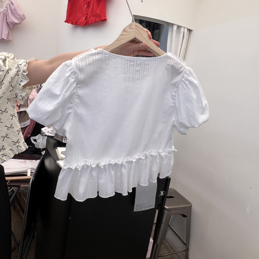 BEEN-A韓國代購㊣女士新品真品時尚25春夏推薦熱賣襯衫蕾絲衫BEEN-A襯衫/蕾絲衫