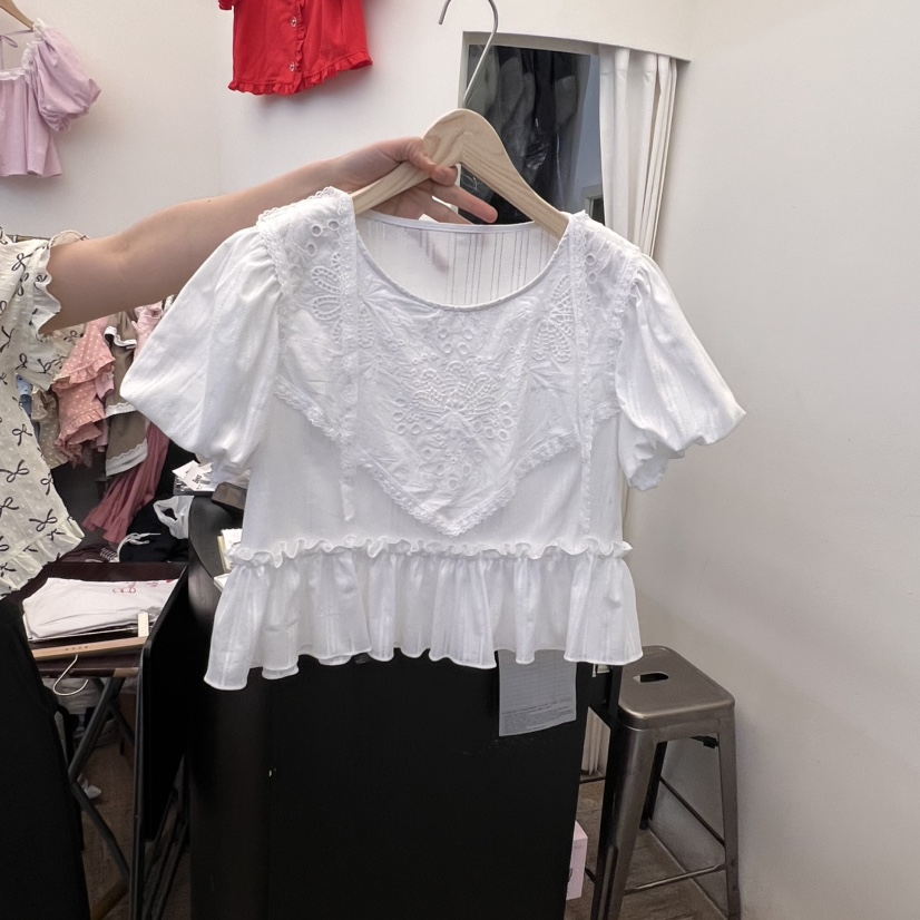 BEEN-A韓國代購㊣女士新品真品時尚25春夏推薦熱賣襯衫蕾絲衫BEEN-A襯衫/蕾絲衫圖色2