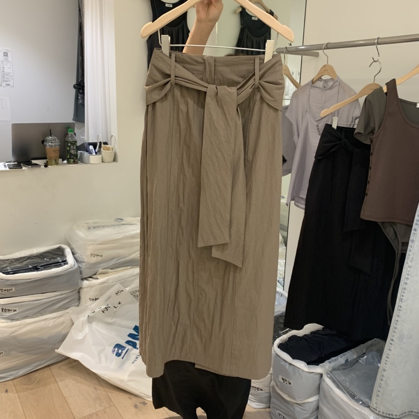 AUBE東大門㊣直郵女裝新款時尚人氣休閑熱賣25春夏半身裙中短裙AUBE半身裙/中短裙圖色2