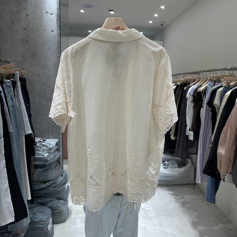 PITA東大門㊣代購女士新品真品熱賣職業時尚25春夏襯衫蕾絲衫THE VERLIN/piTa襯衫/蕾絲衫