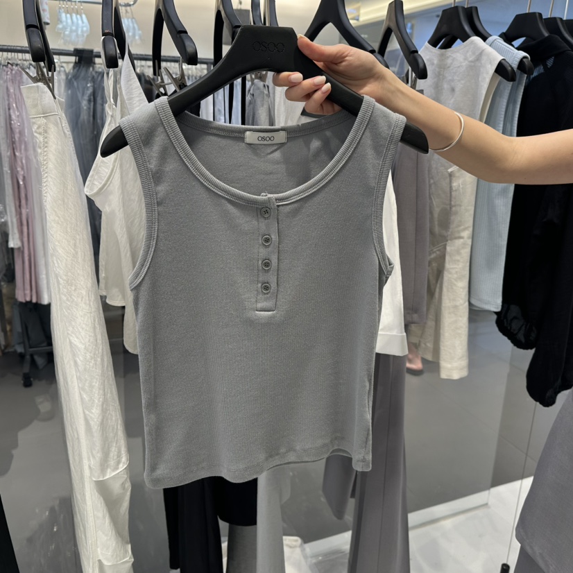 OSOO韓國直郵㊣女士新品25春夏推薦人氣時尚職業休閑吊帶背心OSOO吊帶/背心圖色3