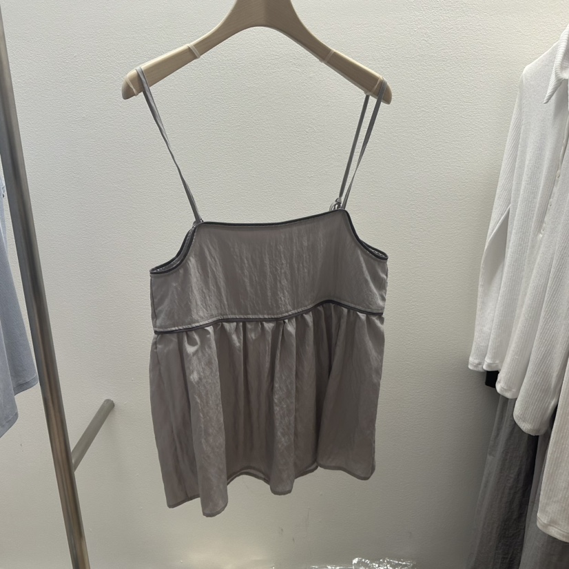 HAUTTE-P東大門㊣實拍女士新品真品職業時尚吊帶背心緊身羅紋HAUTTE吊帶/背心圖色2